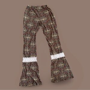 Y2K boho flare pants